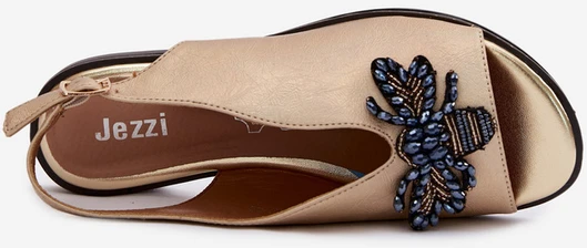 Boto Aukso spalvos elegantiškos basutės