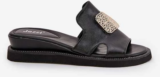 Boto Juodos spalvos elegantiškos šlepetės