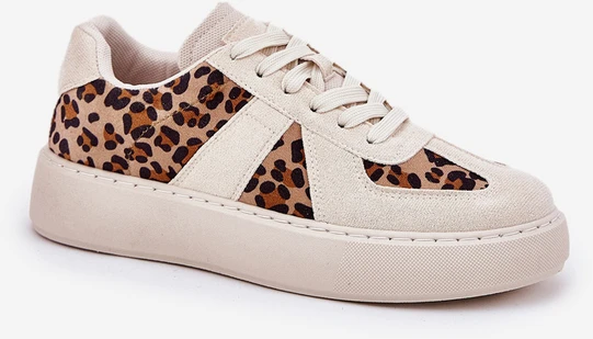 Boto Moteriški bateliai su leopardo raštu