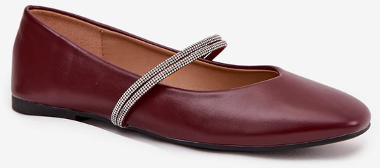 Boto Moteriški elegantiški bateliai su dailiu dirželiu