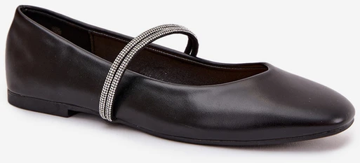 Boto Moteriški elegantiški bateliai su dailiu dirželiu
