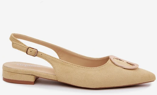 Boto Moteriški geltoni elegantiški bateliai