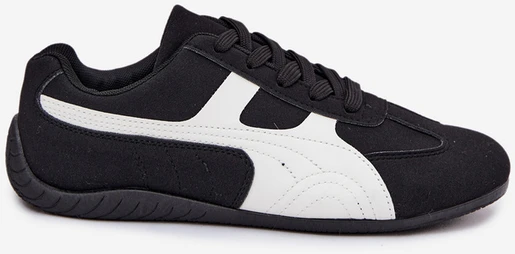 Boto Moteriški juodi sportinio stiliaus bateliai
