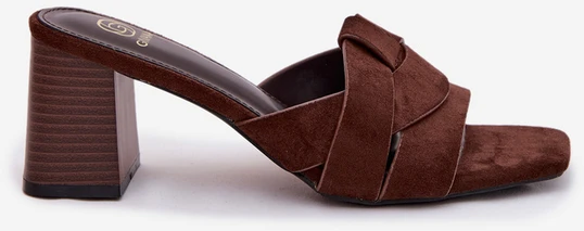 Boto Moteriškos elegantiškos šlepetės ant kulno