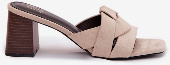 Boto Moteriškos elegantiškos šlepetės ant kulno