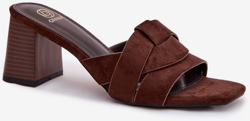 Boto Moteriškos elegantiškos šlepetės ant kulno