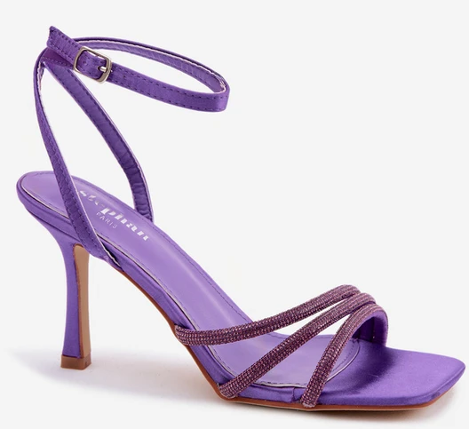 Boto Moteriškos violetinės aukštakulnės basutės