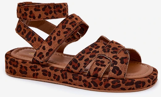 Boto Patogios moteriškos leopardo rašto basutės su lipdukais