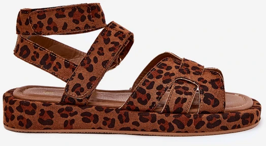 Boto Patogios moteriškos leopardo rašto basutės su lipdukais