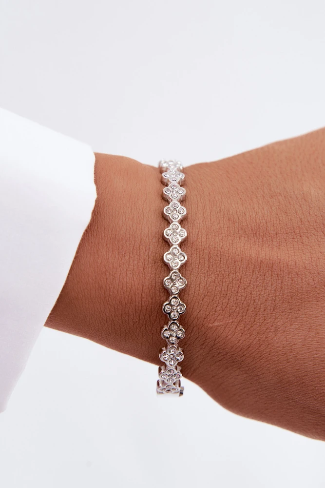 Boto Women's Bracelet With Zirconia Sidabrinis
