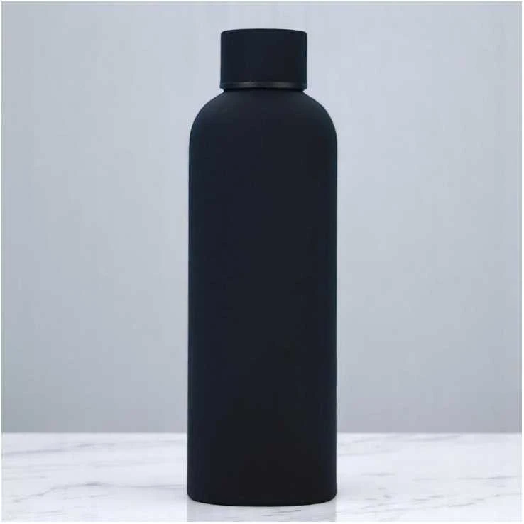 Eu Sandelis Butelis, termo butelis 500 ml, nerūdijančio plieno su SOFT TOUCH danga, juodas BD46CZ