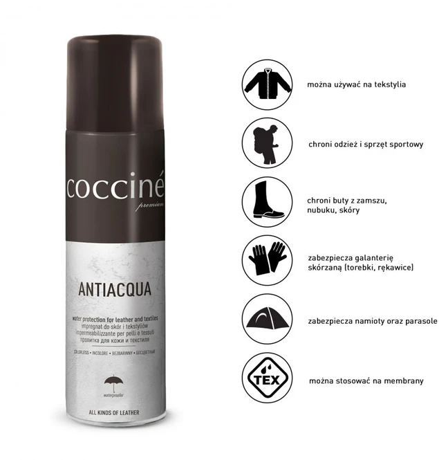 Coccine Antiacqua batų priemonė nuo drėgmės 150ml
