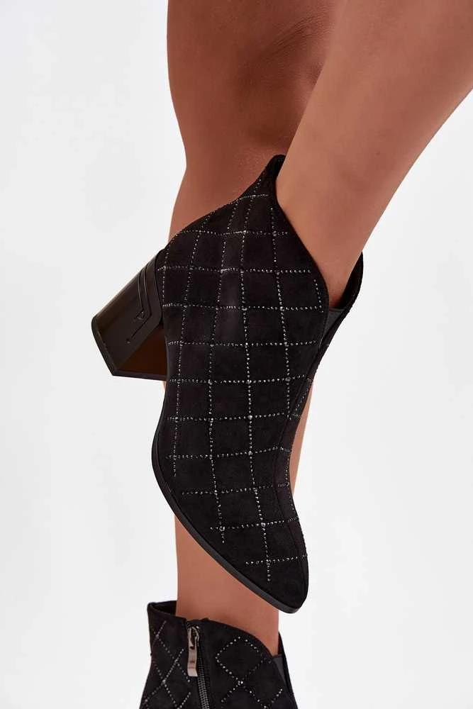 D&A Moteriški juodi elegantiški aulinukai