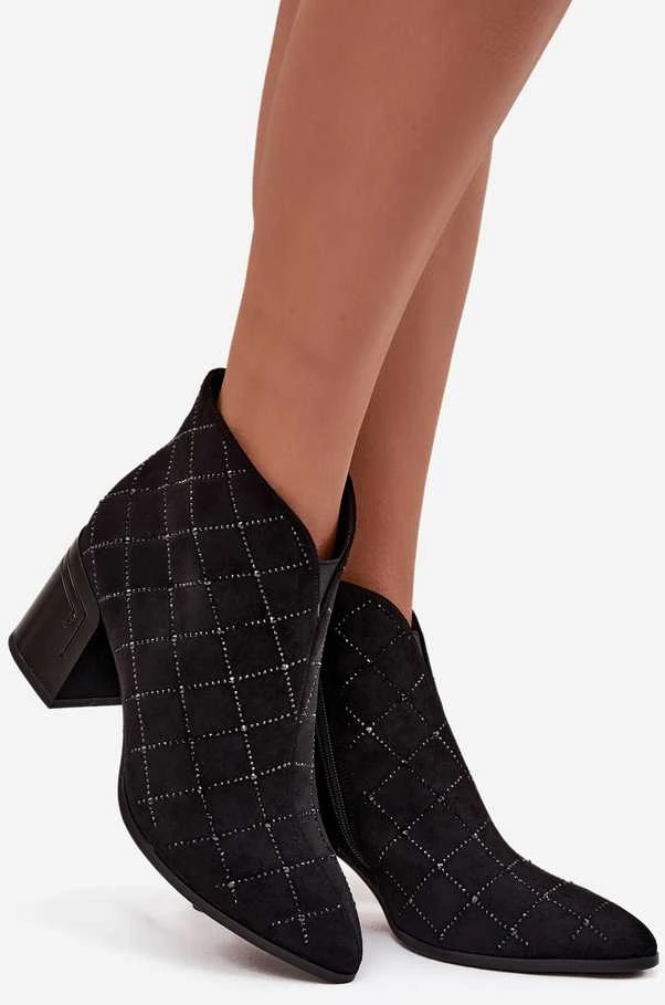 D&A Moteriški juodi elegantiški aulinukai