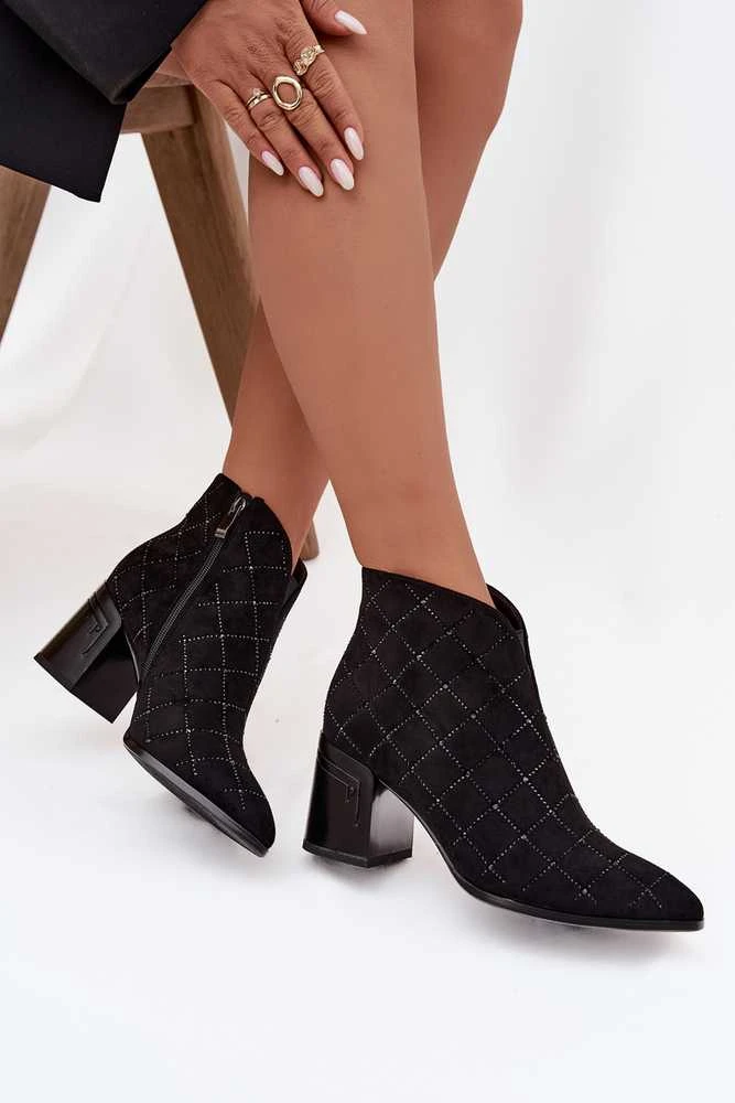 D&A Moteriški juodi elegantiški aulinukai