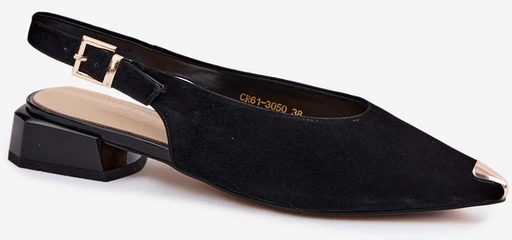 D&A Stilingi juodi aukštos kokybės elegantiški bateliai