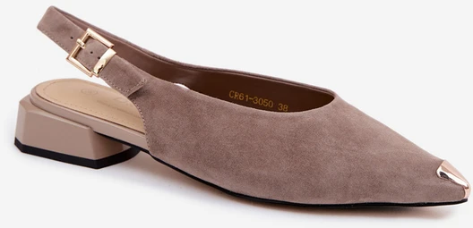 D&A Stilingi rusvi aukštos kokybės elegantiški bateliai