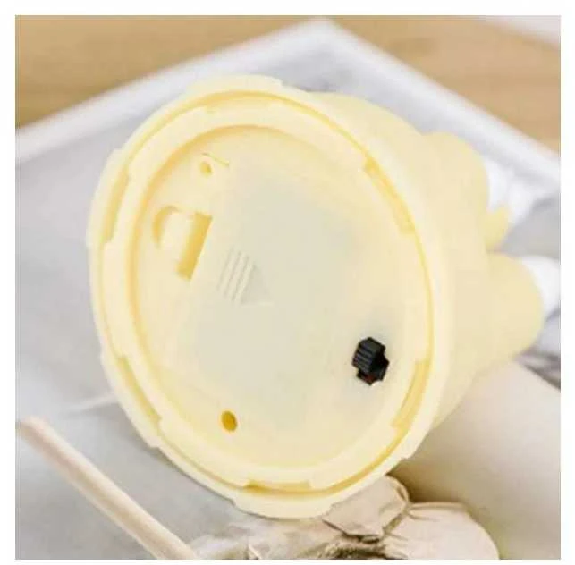 Eu Sandelis Dekoratyvinė LED žvakė maitinama baterijomis, šiltai balta 13,5 cm LAMP41K