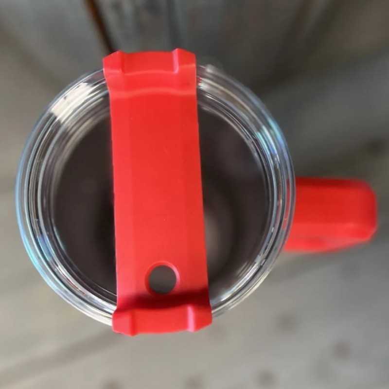 ECARLA termo puodelis su rankena ir šiaudeliu, 1 l, raudonas, CUP15