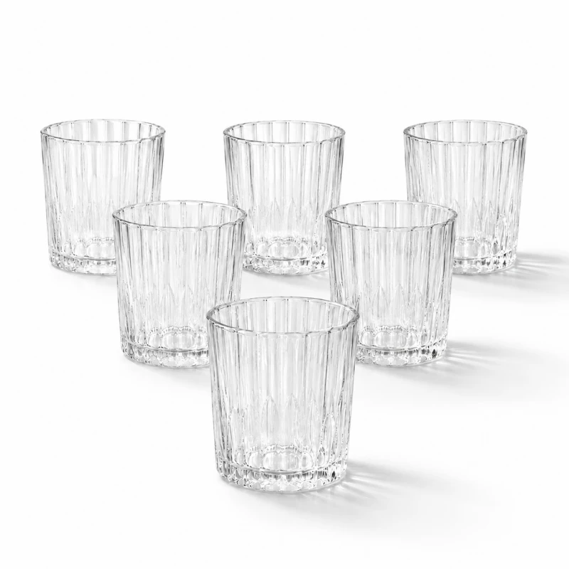 Eu Sandelis 6 stiklinių rinkinys karštiems ir šaltiems gėrimams 210ml SZK224ZESTAW6
