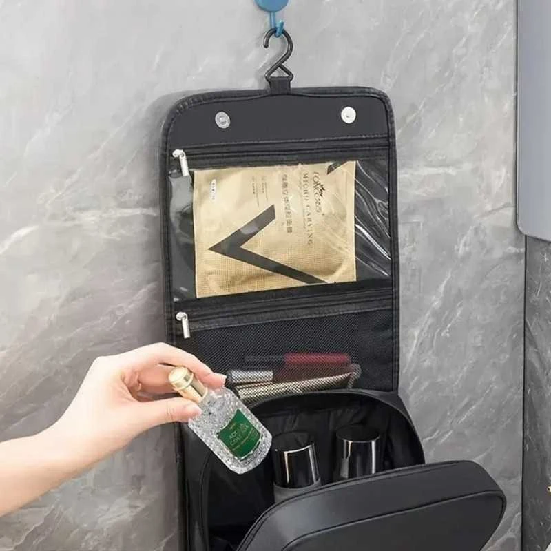 Ecarla Eu Sandelis Elegantiška sulankstoma kosmetinė su rankena, juoda KS153CZ