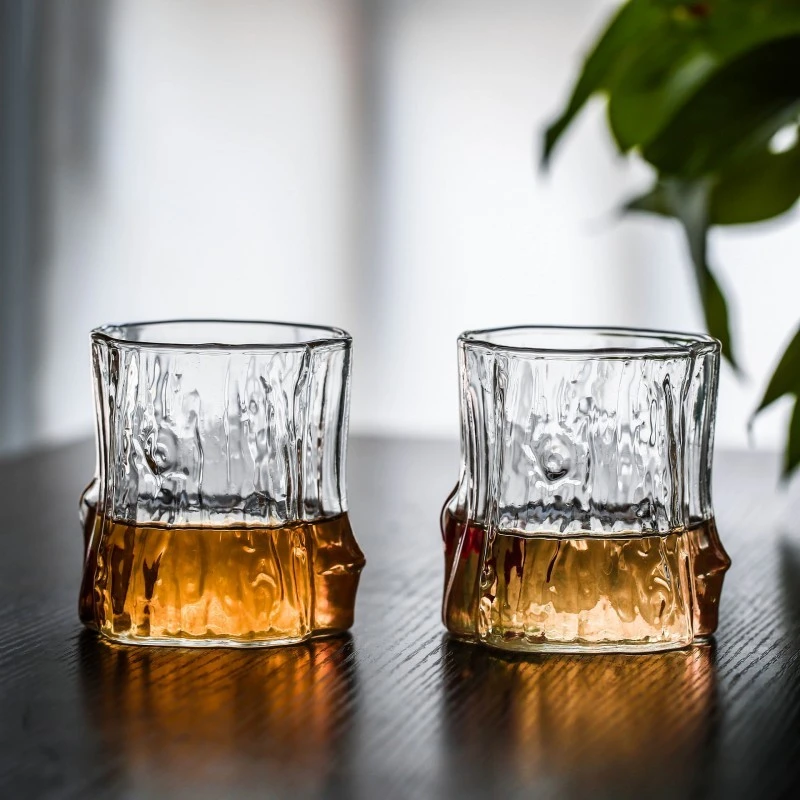 Eu Sandelis Išskirtinio dizaino stiklinė 300 ml, skirta kavai, gėrimams, viskiui SZK208