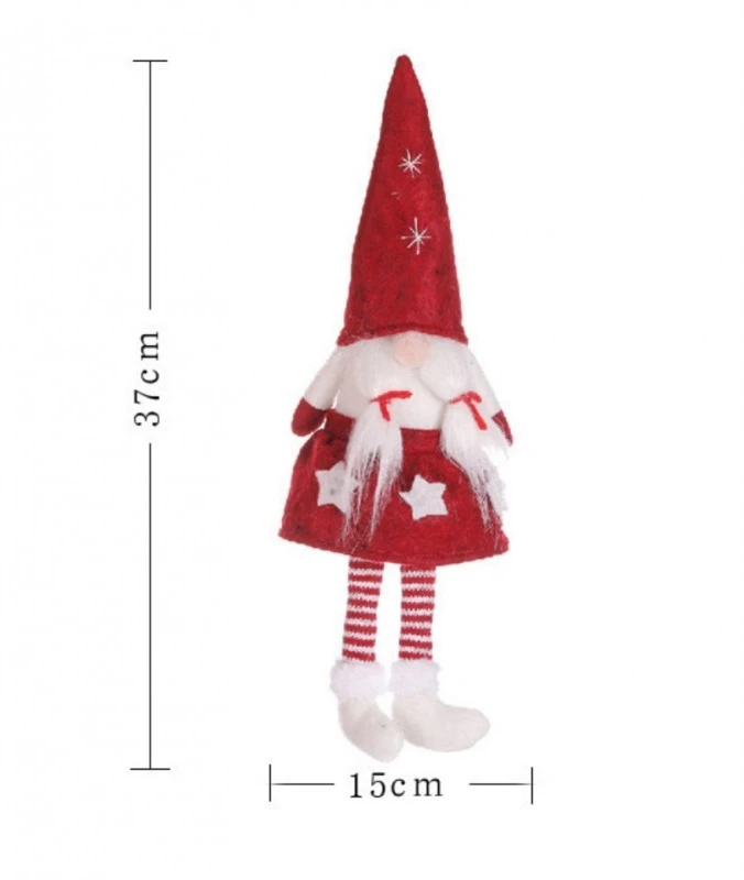 Eu Sandelis Kalėdinė dekoracija, Kalėdinis raudonas nykštukas 32 cm KSN07CZE