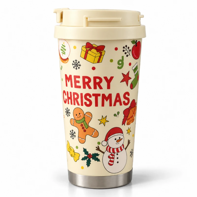 Eu Sandelis Kalėdinis termo puodelis 520 ml, MERRY CHRISTMAS CUP34