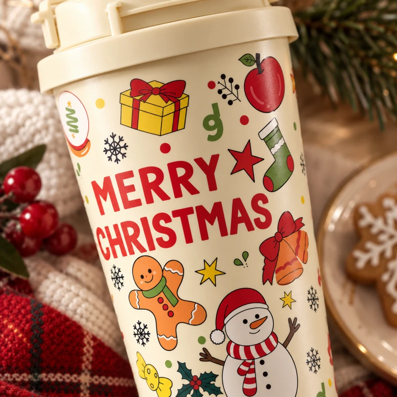 Eu Sandelis Kalėdinis termo puodelis 520 ml, MERRY CHRISTMAS CUP34