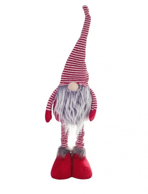 Eu Sandelis Raudonas pastatomas Kalėdinis nykštukas, Kalėdų dekoracija 51 cm KSN06CZE