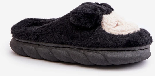 FK1 Šiltos kailinės šlepetės su ausytėmis