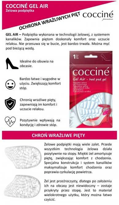 Gelinės kulnų pagalvėlės Coccine Gel Air