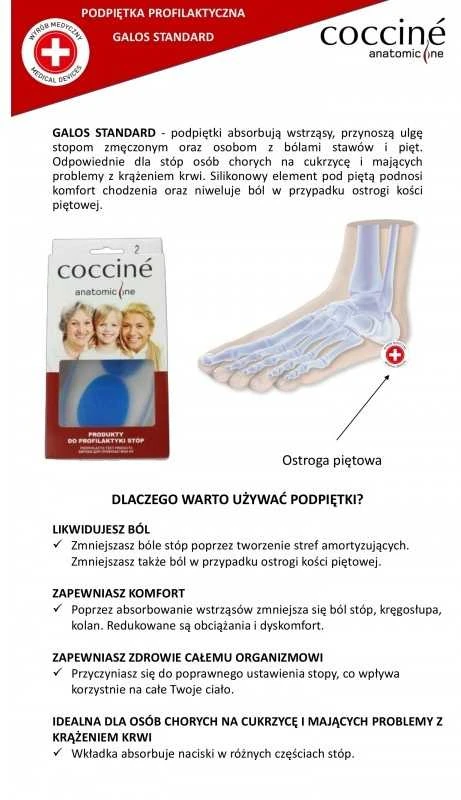 Gelio įdėklai kulnui COCCINE GALOS