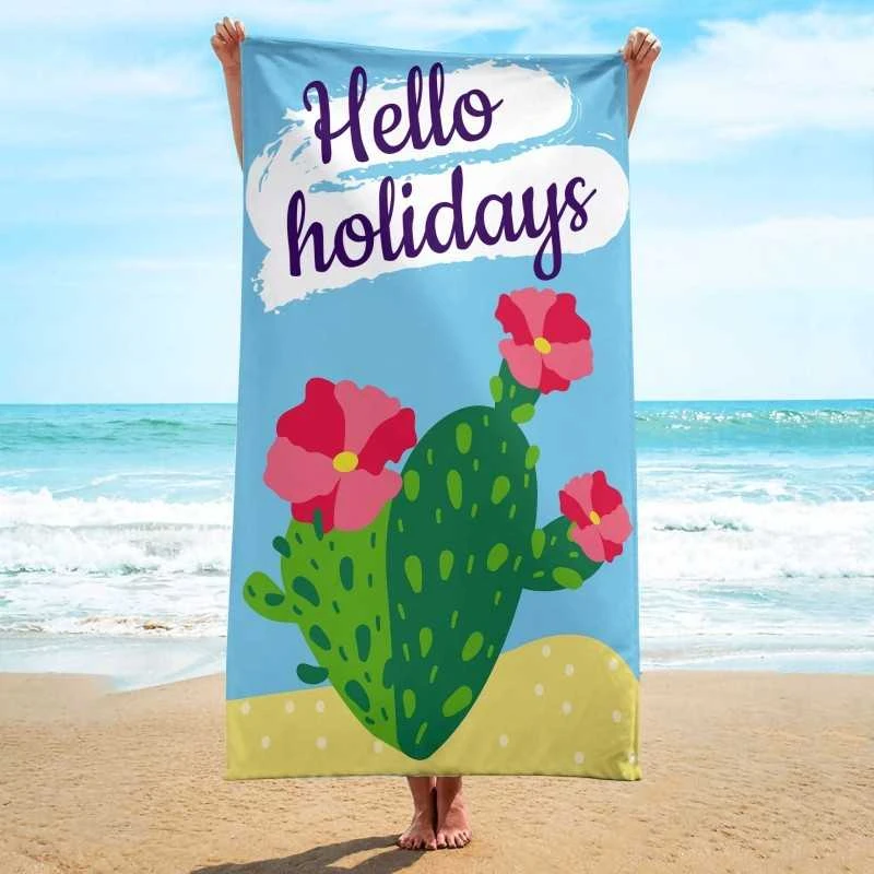 Eu Sandelis HELLO HOLIDAYS stačiakampis paplūdimio rankšluostis 150x70 REC54WZ2