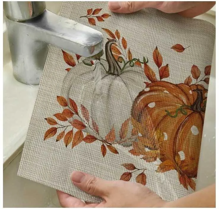 Eu Sandelis Hello Pumpkin stalo serviravimo padėklas 30x45 cm stačiakampis MP49
