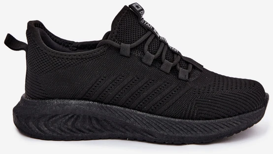 Juodi lengvi ir patogūs kokybiški sportiniai bateliai Big Star HI-POLY SYSTEM
