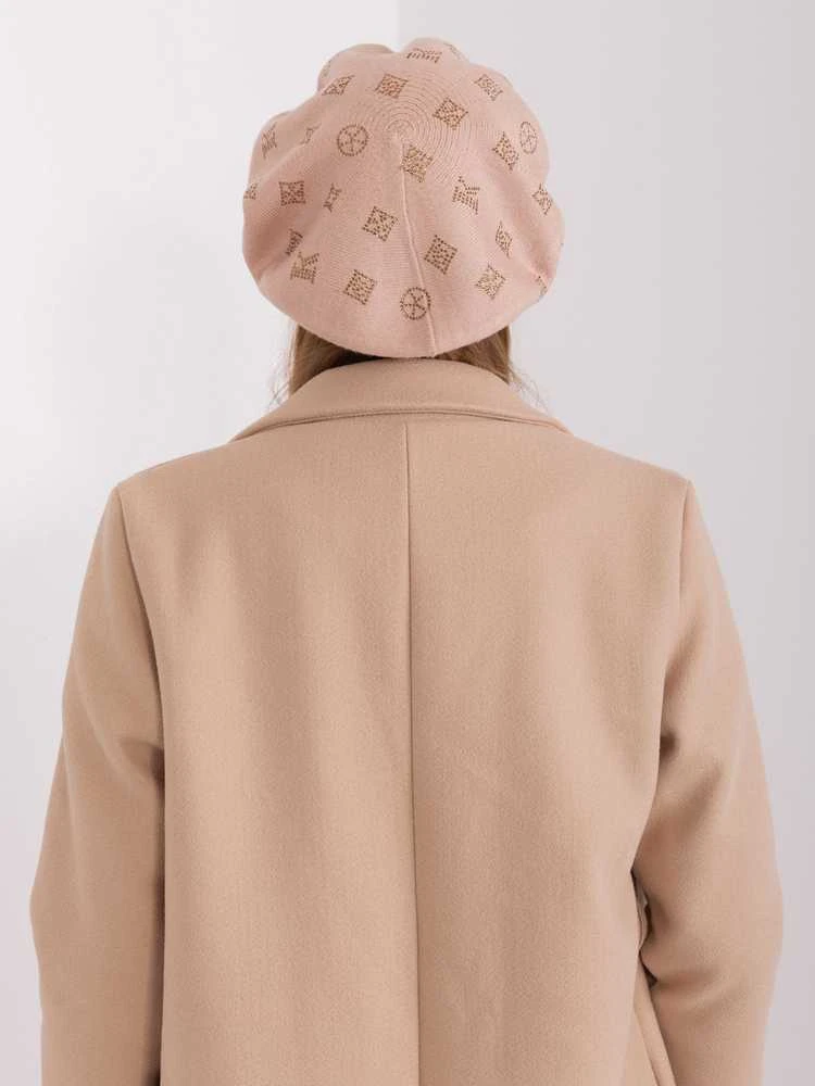 Kepurė Wool Fashion Italia Stilinga šilta beretė moterims: Dydis - Universalus