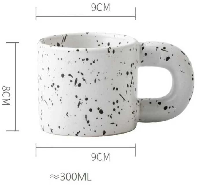 Eu Sandelis Keraminis stilingas puodelis su rankena 300 ml Matinis CUP19