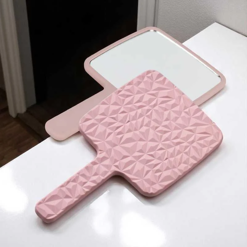 Eu Sandelis Kosmetinis veidrodis su rankena, vienpusis XL aukštis 23 cm L24R