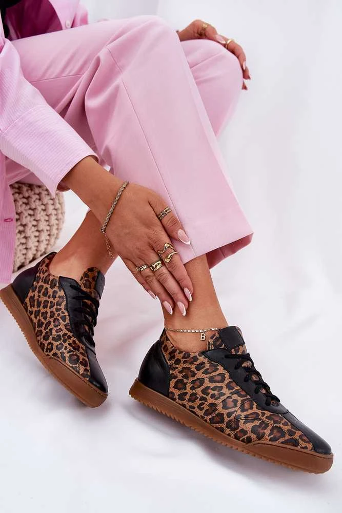 Laura Messi Leopardo rašto bateliai