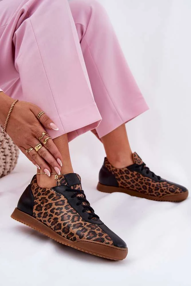 Laura Messi Leopardo rašto bateliai