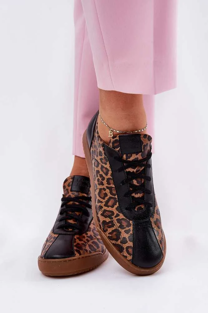 Laura Messi Leopardo rašto bateliai