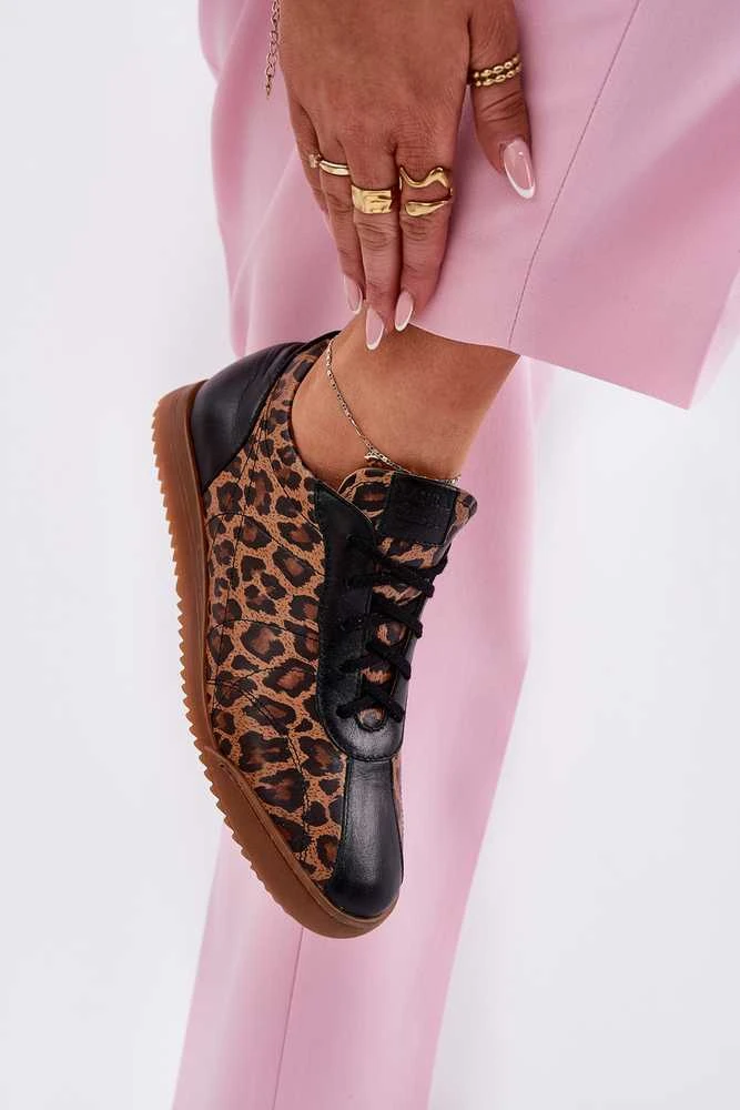 Laura Messi Leopardo rašto bateliai