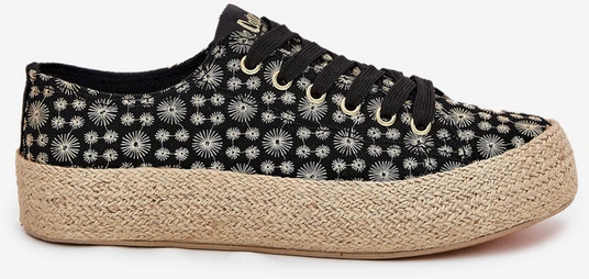 Lee Cooper Raštuoti moteriški bateliai su platforma