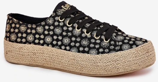 Lee Cooper Raštuoti moteriški bateliai su platforma