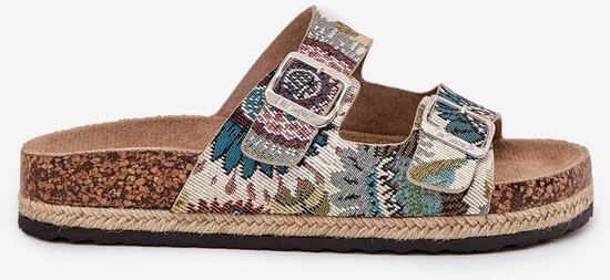 Lee Cooper Raštuotos moteriškos šlepetės vasarai