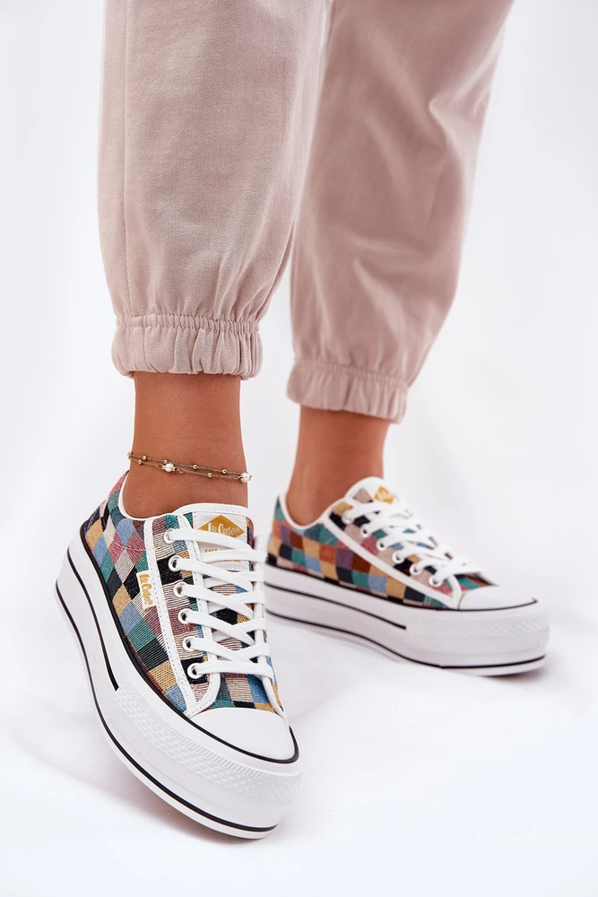 Lee Cooper Spalvingi šiuolaikiško dizaino bateliai