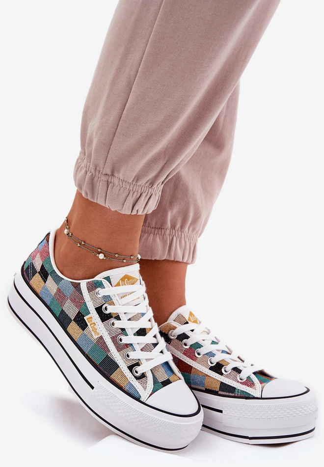 Lee Cooper Spalvingi šiuolaikiško dizaino bateliai