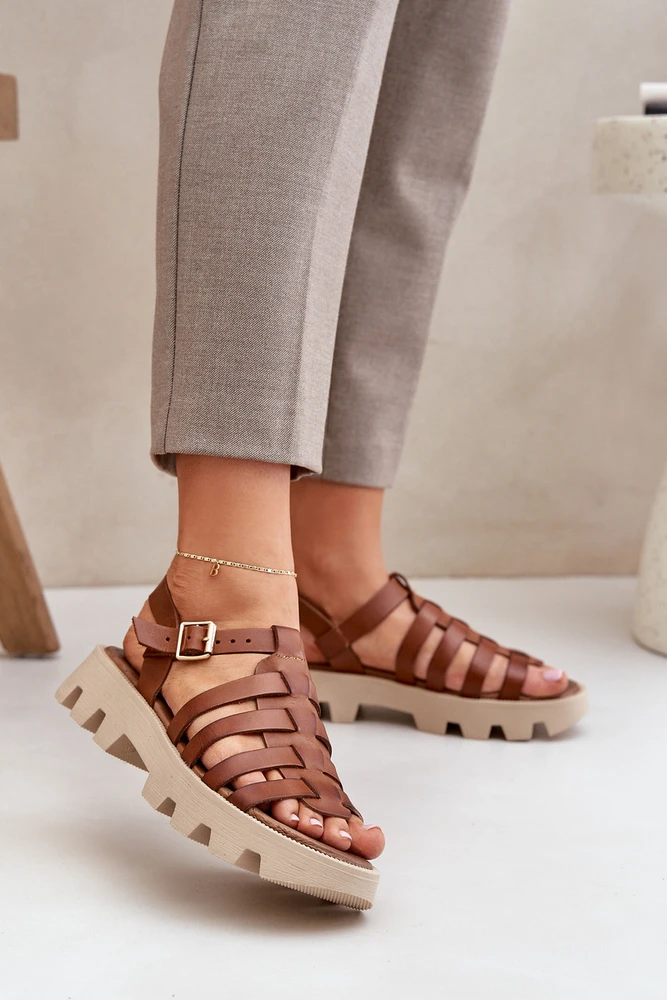 Lewski Shoes Aukštos kokybės natūralios odos moteriškos basutės