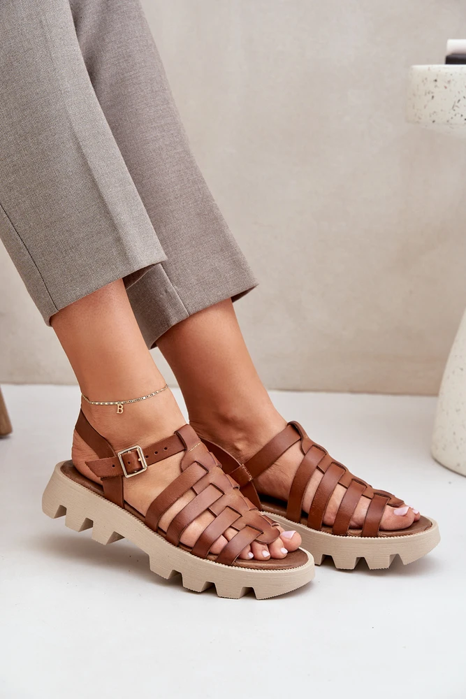 Lewski Shoes Aukštos kokybės natūralios odos moteriškos basutės